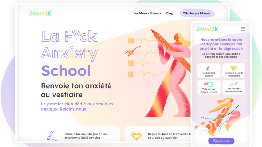 Mosaik.care, application de santé mentale