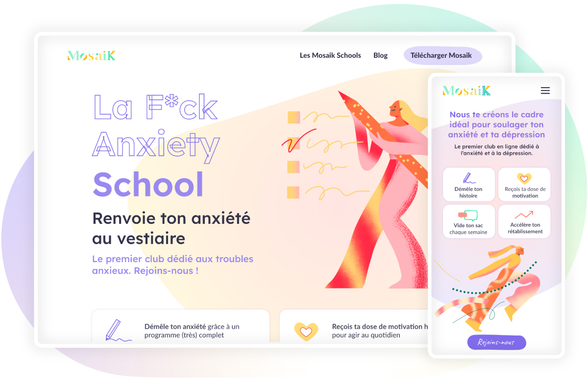 Mosaik.care, application de santé mentale